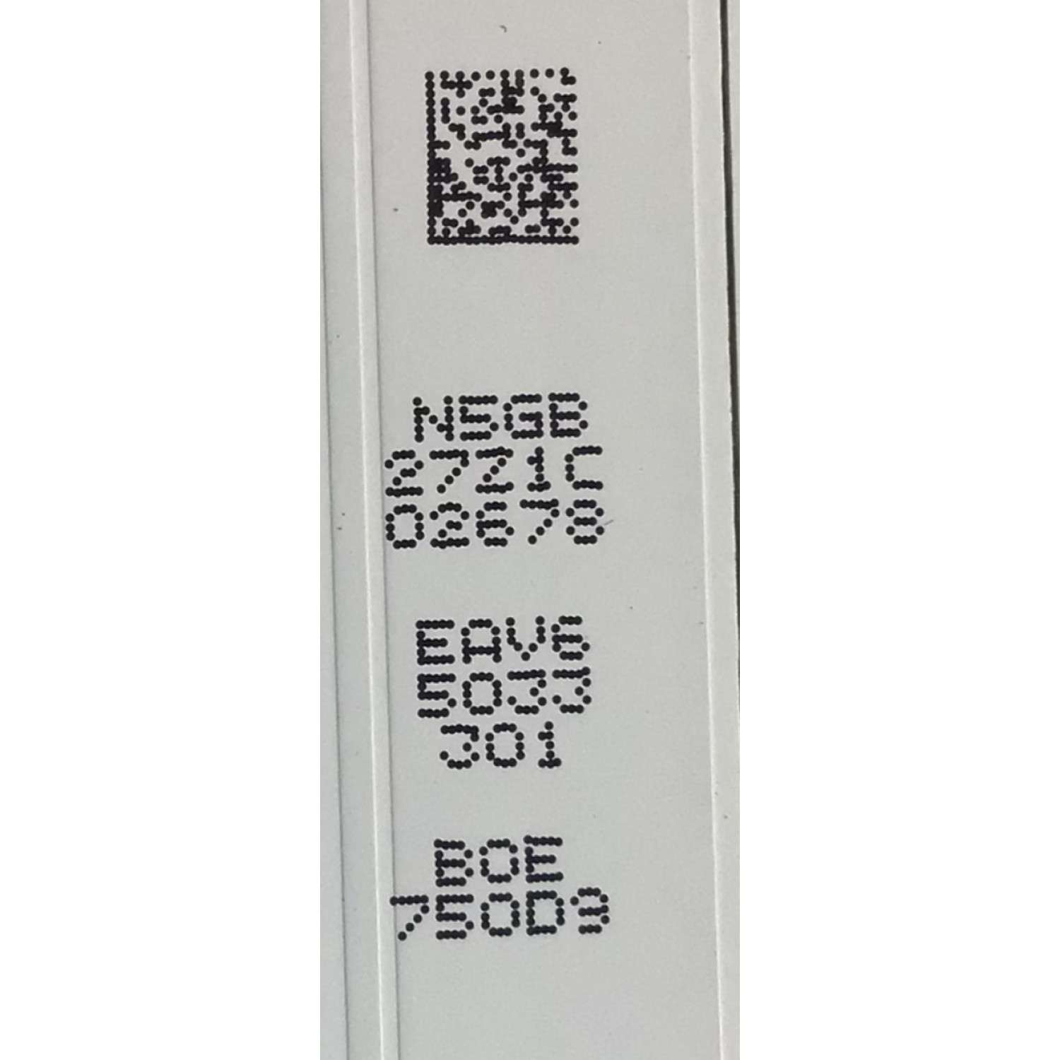 KIT DE LED'S PARA TV LG (9 PZ ) / NUMERO DE PARTE EAV65033301 / SSC_Y21_SLIM_TRIDENT_75NANO75_BOE_S / SSC_Y21_SLIM_TRIDENT_75NANO75_BOE_PTN0.6_REV00_201215 / PANEL NC750TQG-ABKP1 / MODELO 75NANO75UQA.BUSFLKR - Imagen 4